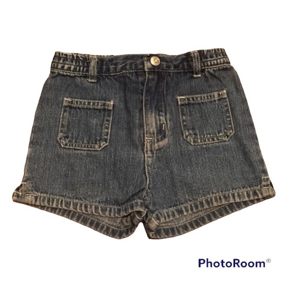 KIDS SHORTS DENIM COTTON COLORS BUNDLE PINK BLUE SZ 24 MOS - Picture 3 of 5